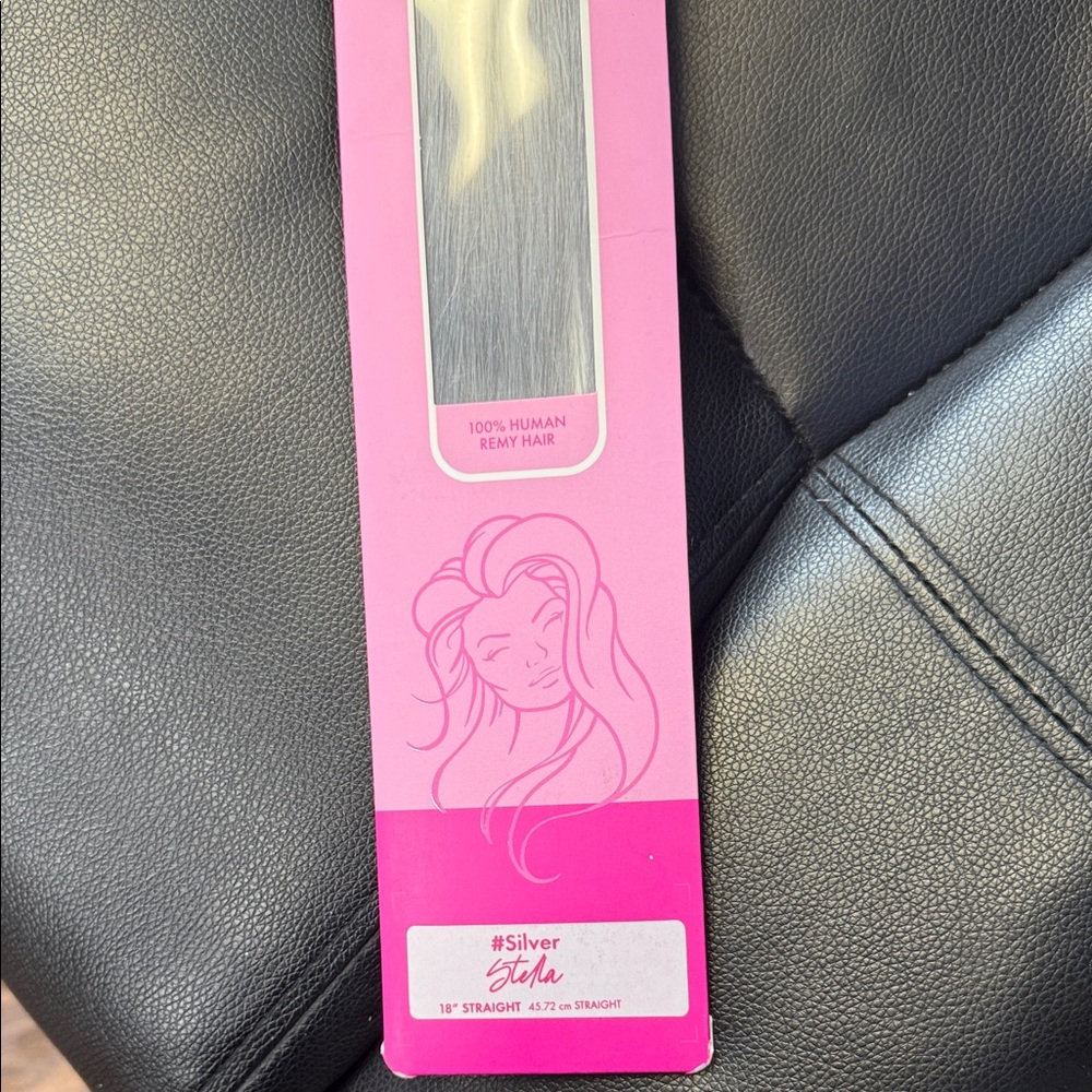 THE BABE COLLECTION Silver Human Hair Extensions